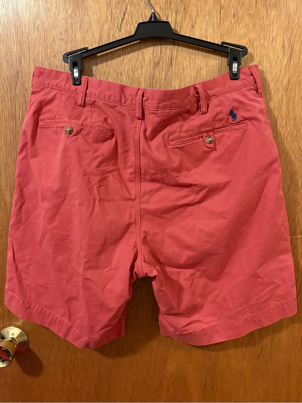 Ralph Lauren Nantucket Red Flat Front The Polo Chino Shorts - Picture 2 of 7
